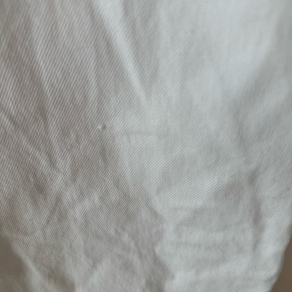 Zara High Waist White denim Wide Leg Jeans long inseam size 2 - Picture 7 of 9